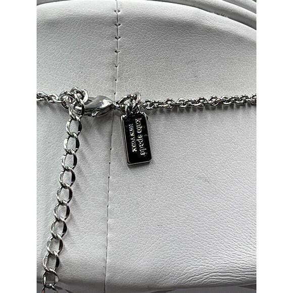 Kate spade Atomic Floral necklace 18" with extender black silver mirror finish - Picture 10 of 14